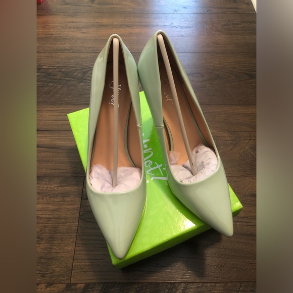 YNot Shoes - Elegant Pastel Green Women's Heels